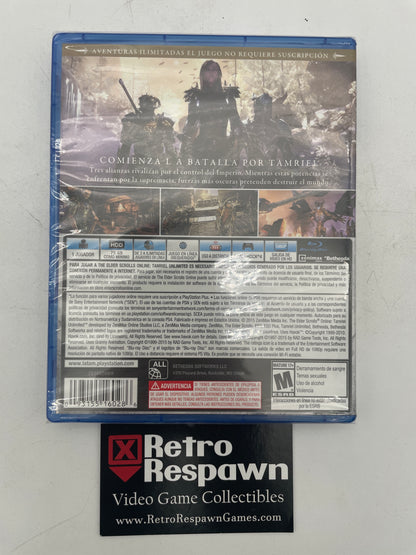 Elder Scrolls Online: Tamriel Unlimited [En Español]- Playstation 4 (Sealed)