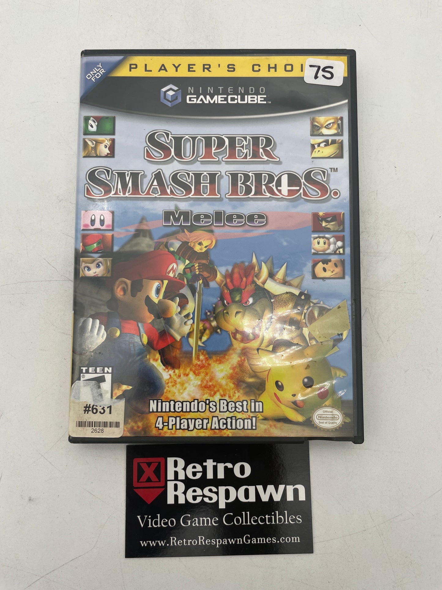 Super Smash Bros. Melee [Player's Choice] - Gamecube (Complete)