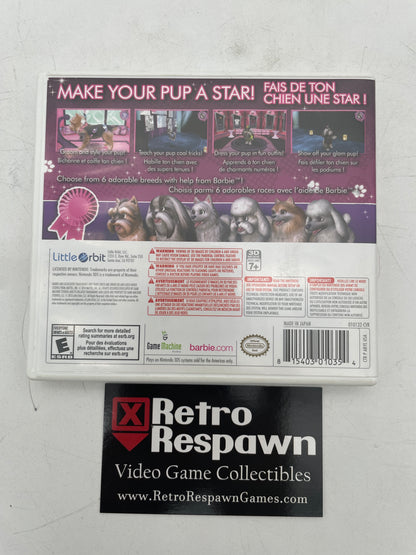 Barbie: Groom and Glam Pups - Nintendo 3DS (Complete)