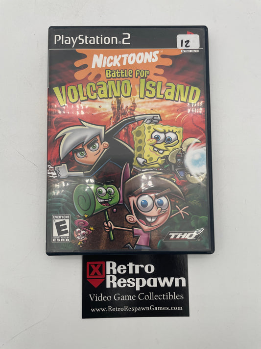 Nicktoons Battle for Volcano Island - Playstation 2 (Complete)