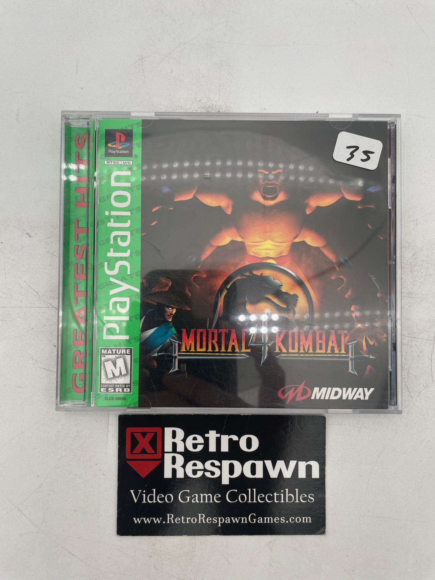 Mortal Kombat 4 [Greatest Hits]- Playstation (Complete)