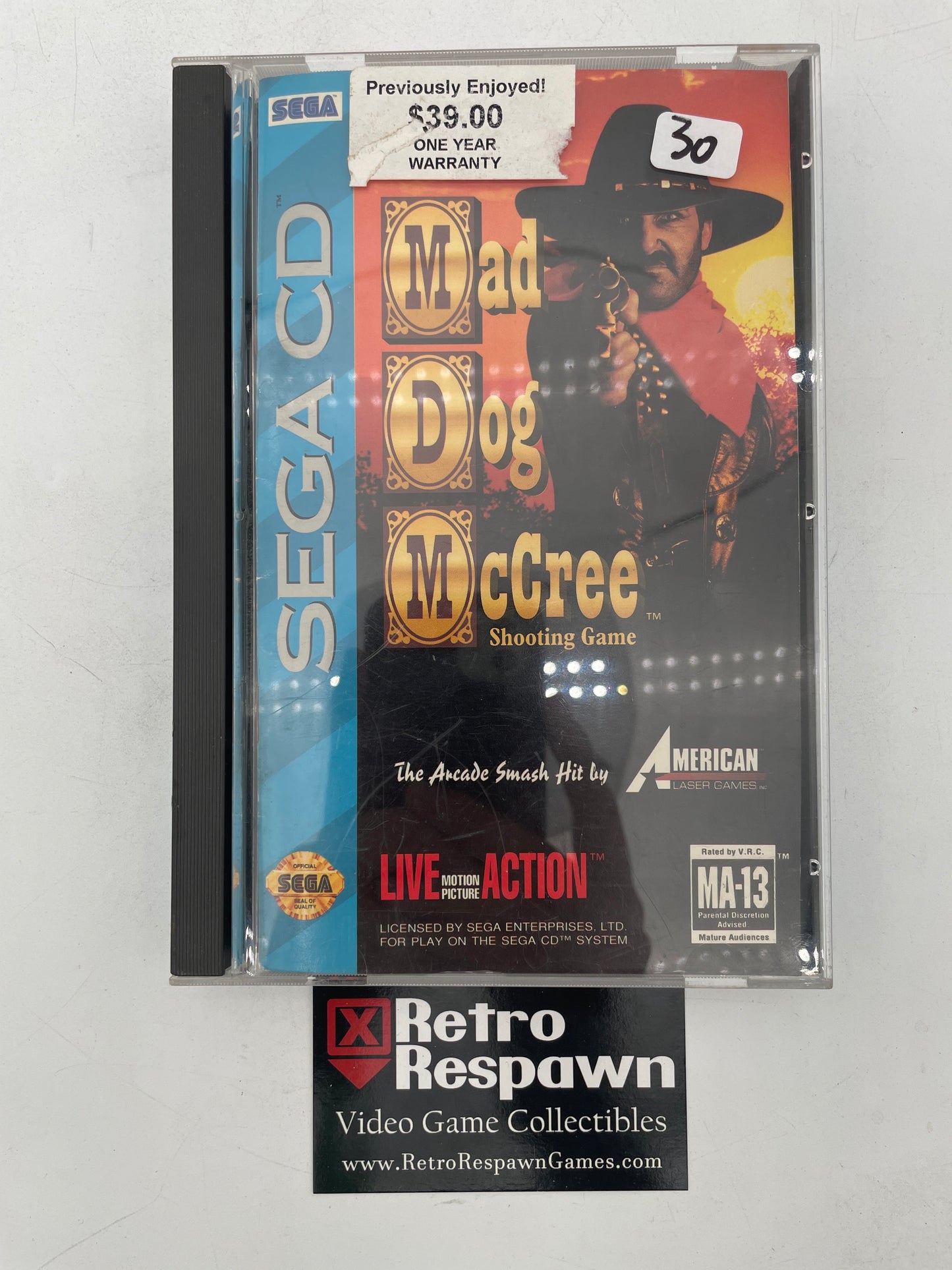 Mad Dog McCree - Sega CD (Complete)