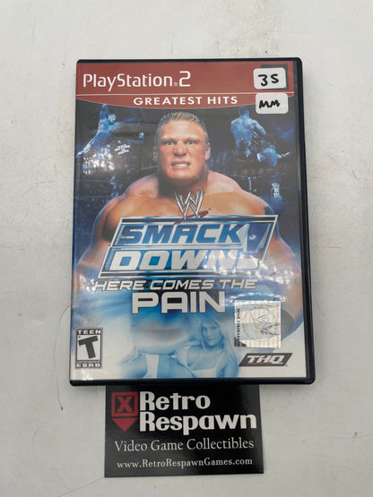 WWE Smackdown Here Comes the Pain [Greatest Hits] - Playstation 2 (Missing Manual)