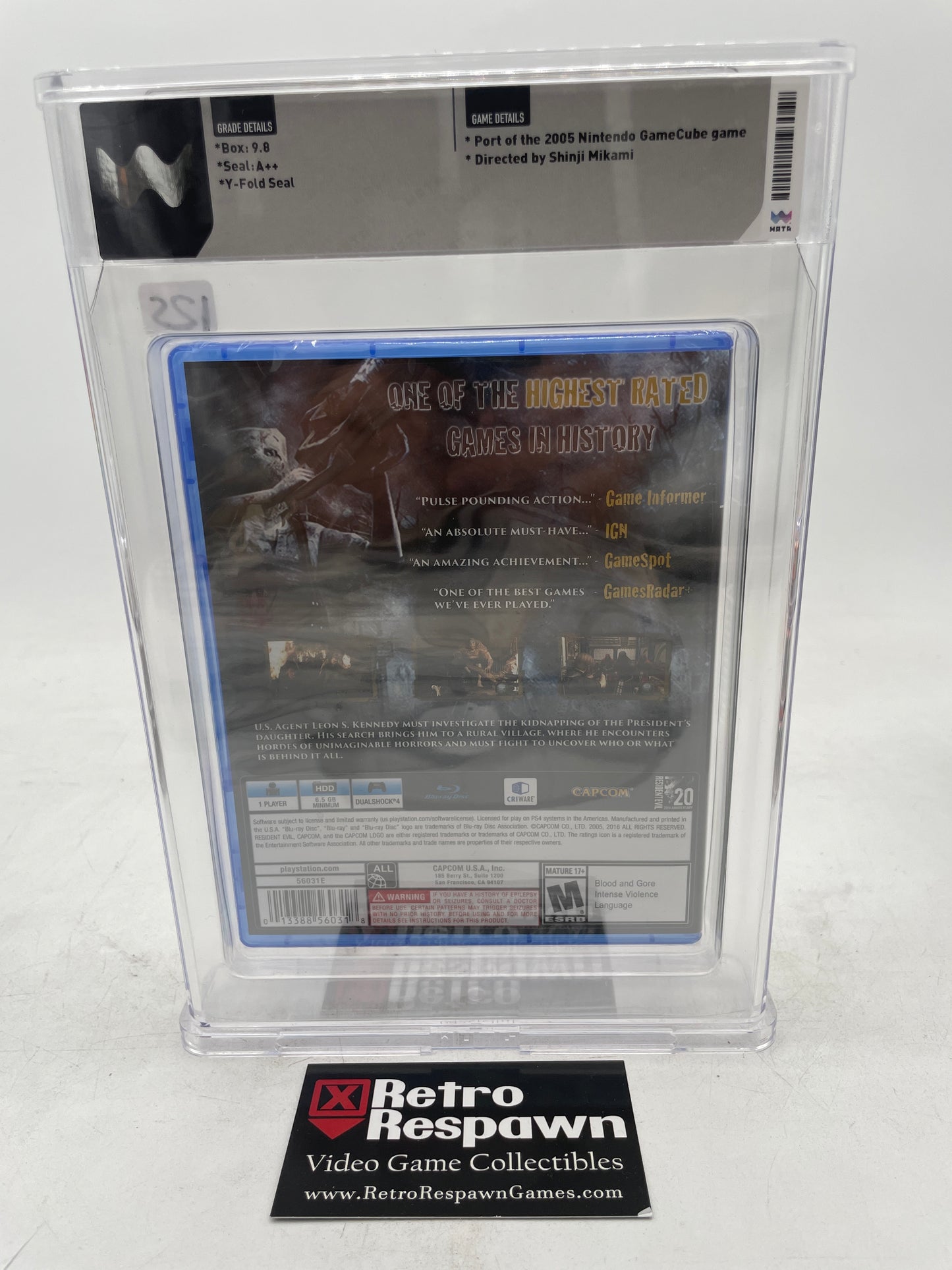 [Wata 9.8 A++] Resident Evil 4 - Playstation 4 (Sealed)