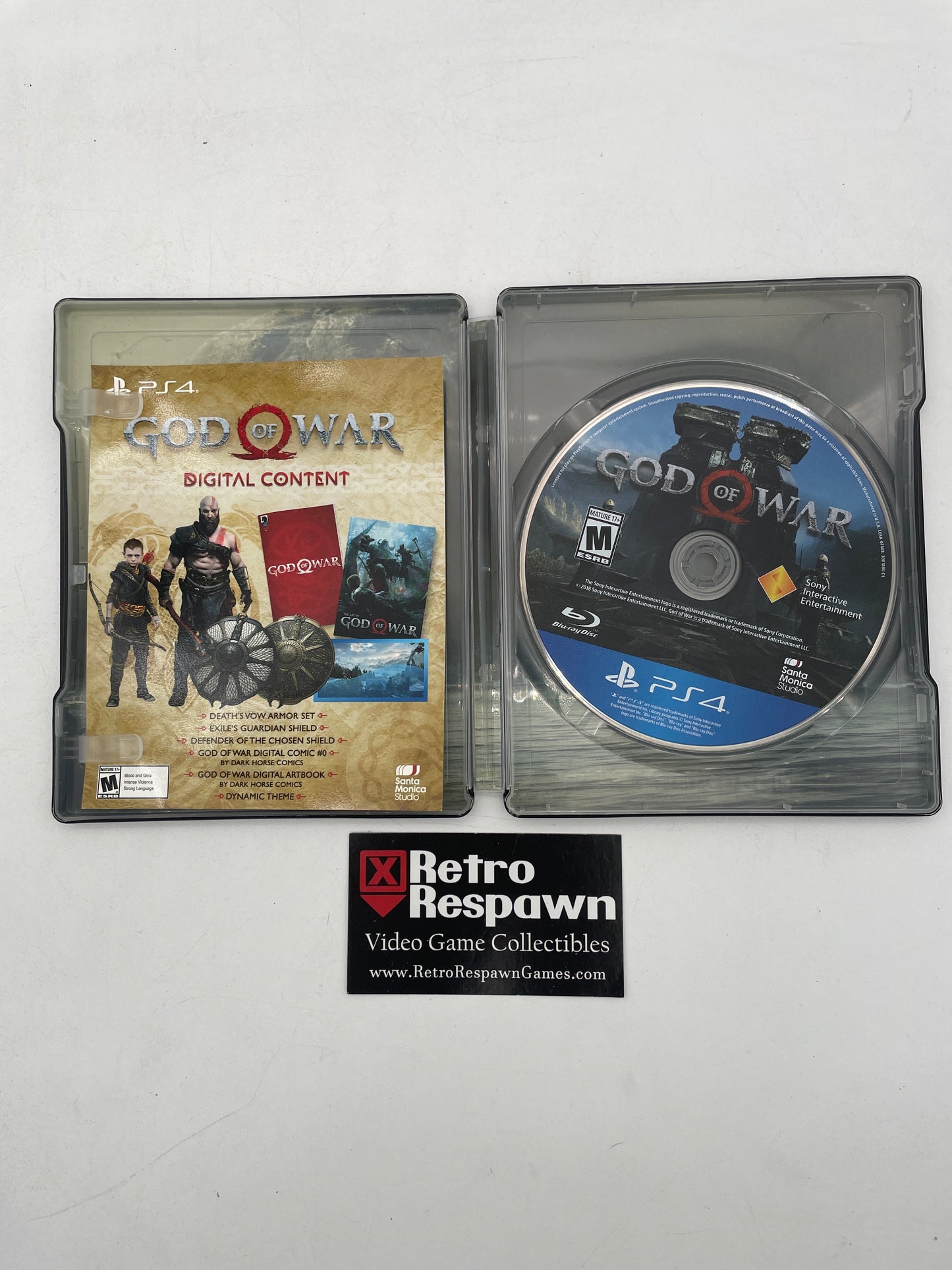 God of War [Steel Book] - Playstation 4 (Complete)