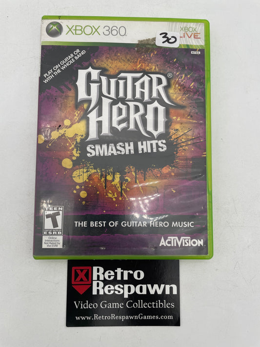 Guitar Hero Smash Hits - Xbox 360 (Complete)