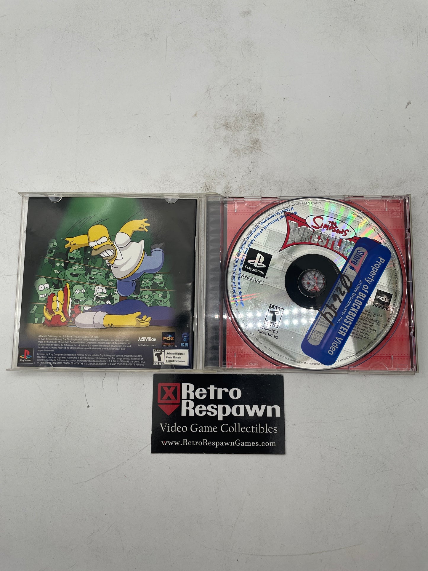 The Simpsons Wrestling - Playstation (Complete)