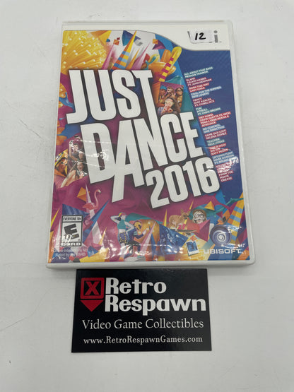 Just Dance 2016 - Wii (Missing Manual)
