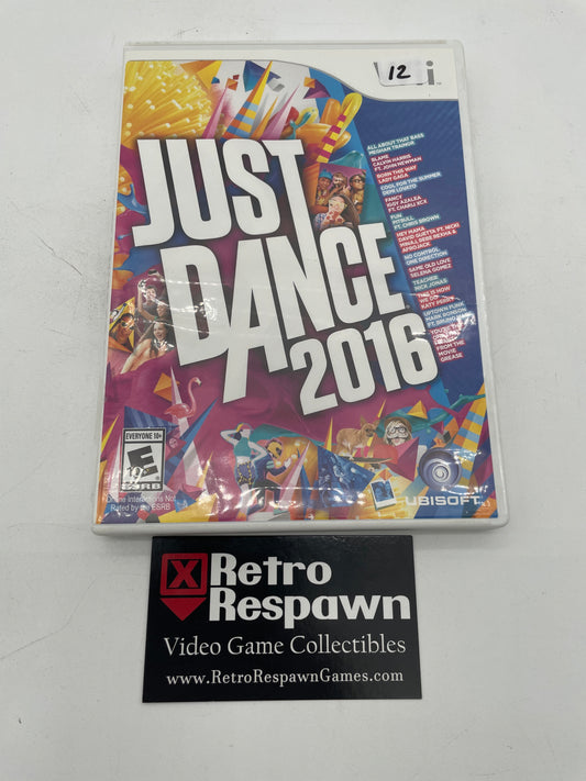 Just Dance 2016 - Wii (Missing Manual)