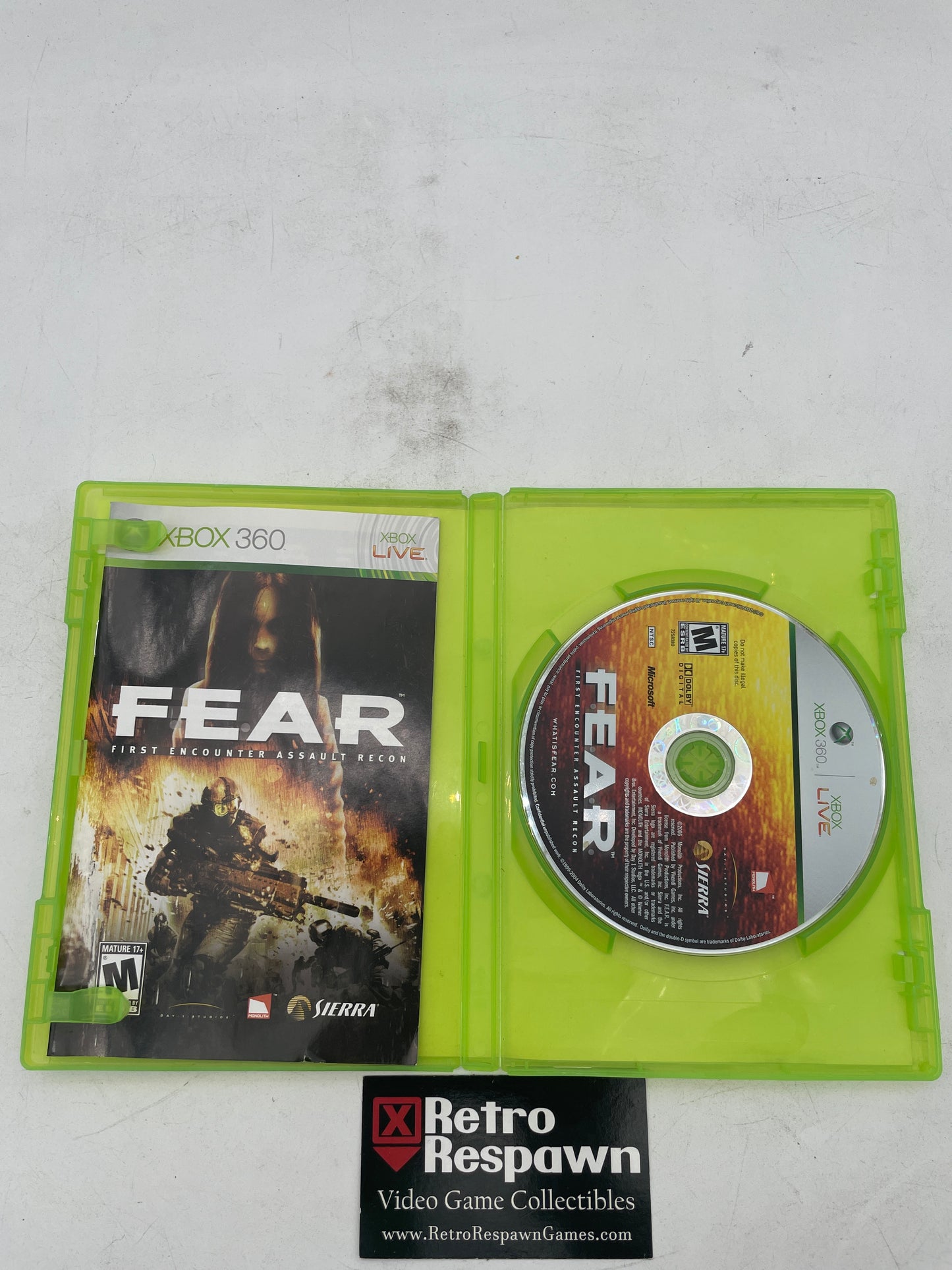 F.E.A.R. - Xbox 360 (Complete)