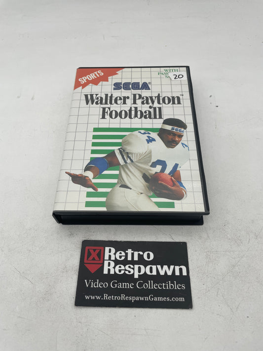 Walter Payton Football - Sega Master System (Complete)
