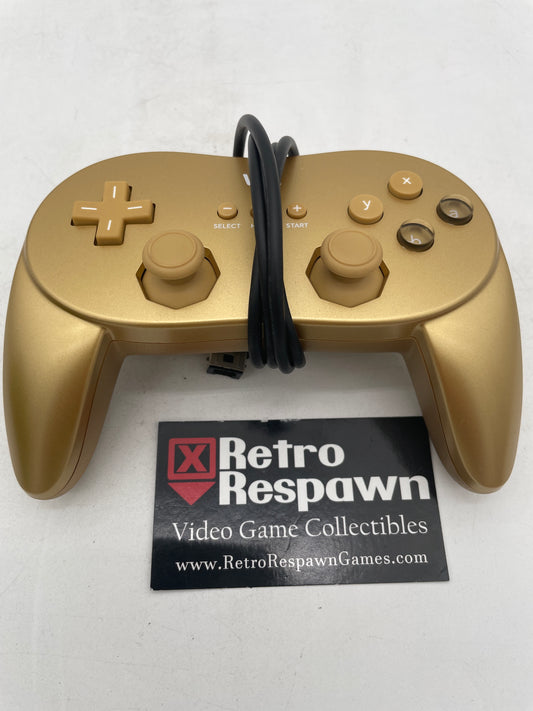 Gold Wii Classic Controller Pro - Wii (Controller Only)