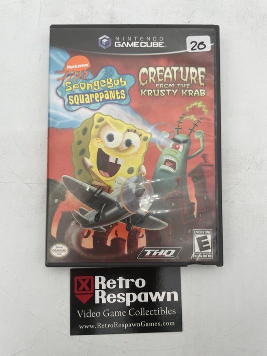 SpongeBob SquarePants Creature from Krusty Krab - Gamecube (Complete)