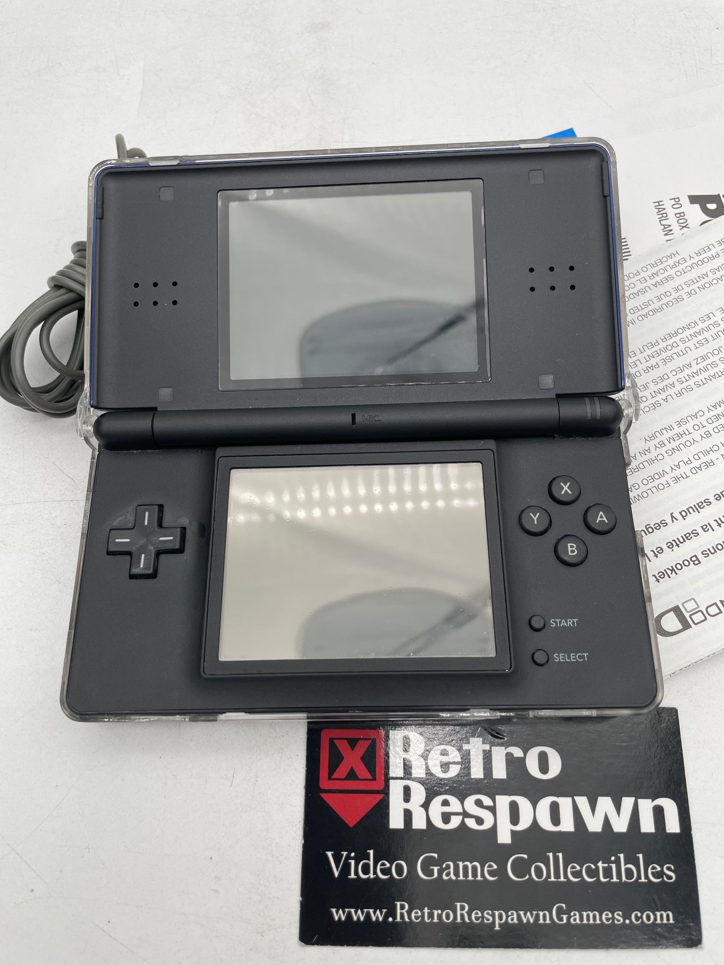 Cobalt & Black Nintendo DS Lite - Nintendo DS (Complete)