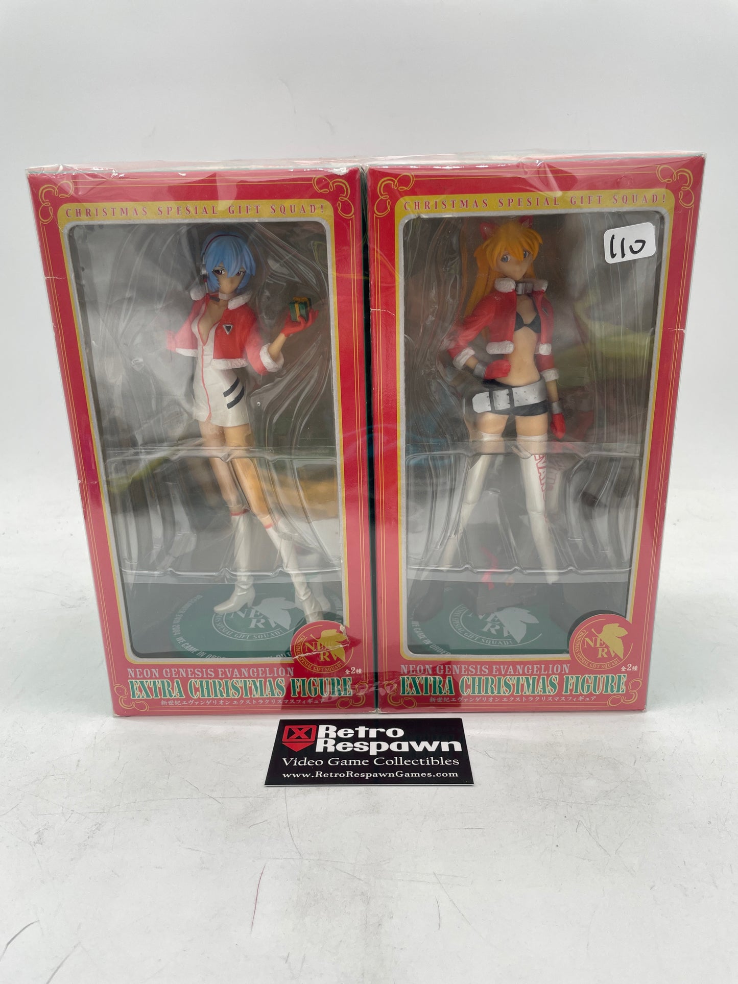 Neon Genesis Evangelion Extra Christmas Figures Rei/Asuka (Sealed)