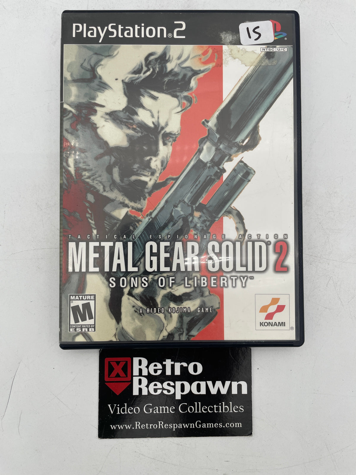 Metal Gear Solid 2 Sons of Liberty - Playstation 2 (Complete)