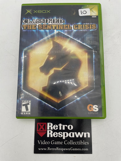 Classified The Sentinel Crisis - Xbox (Complete)
