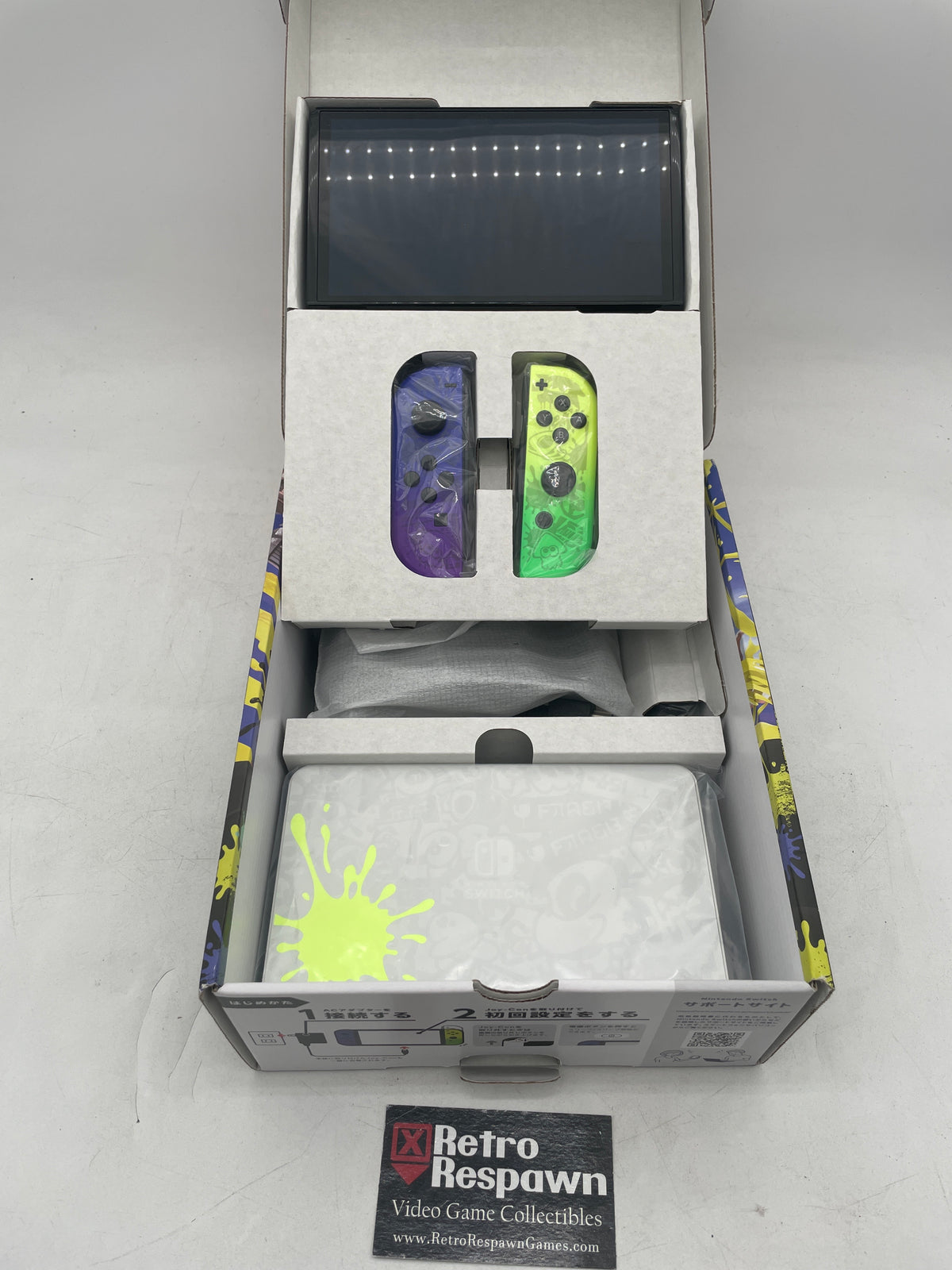 Nintendo Switch OLED [Splatoon 3 Special Edition] - JP Nintendo Switch (Complete)