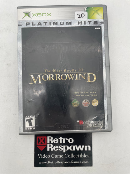 Elder Scrolls III Morrowind [Platinum Hits] - Xbox (Complete)