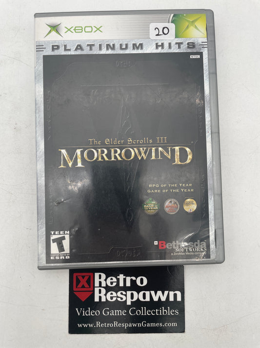 Elder Scrolls III Morrowind [Platinum Hits] - Xbox (Complete)