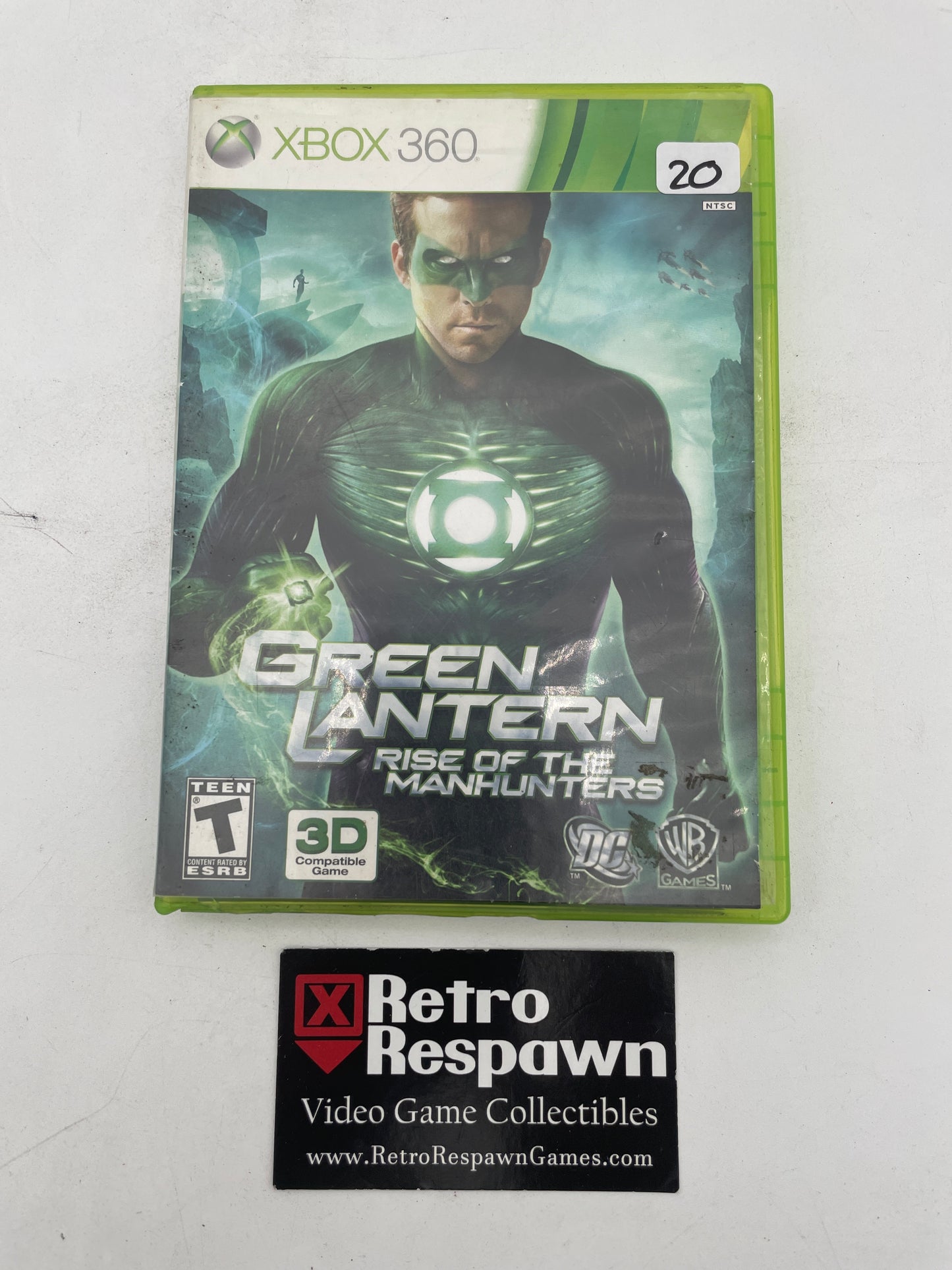 Green Lantern: Rise of the Manhunters - Xbox 360 (Complete)