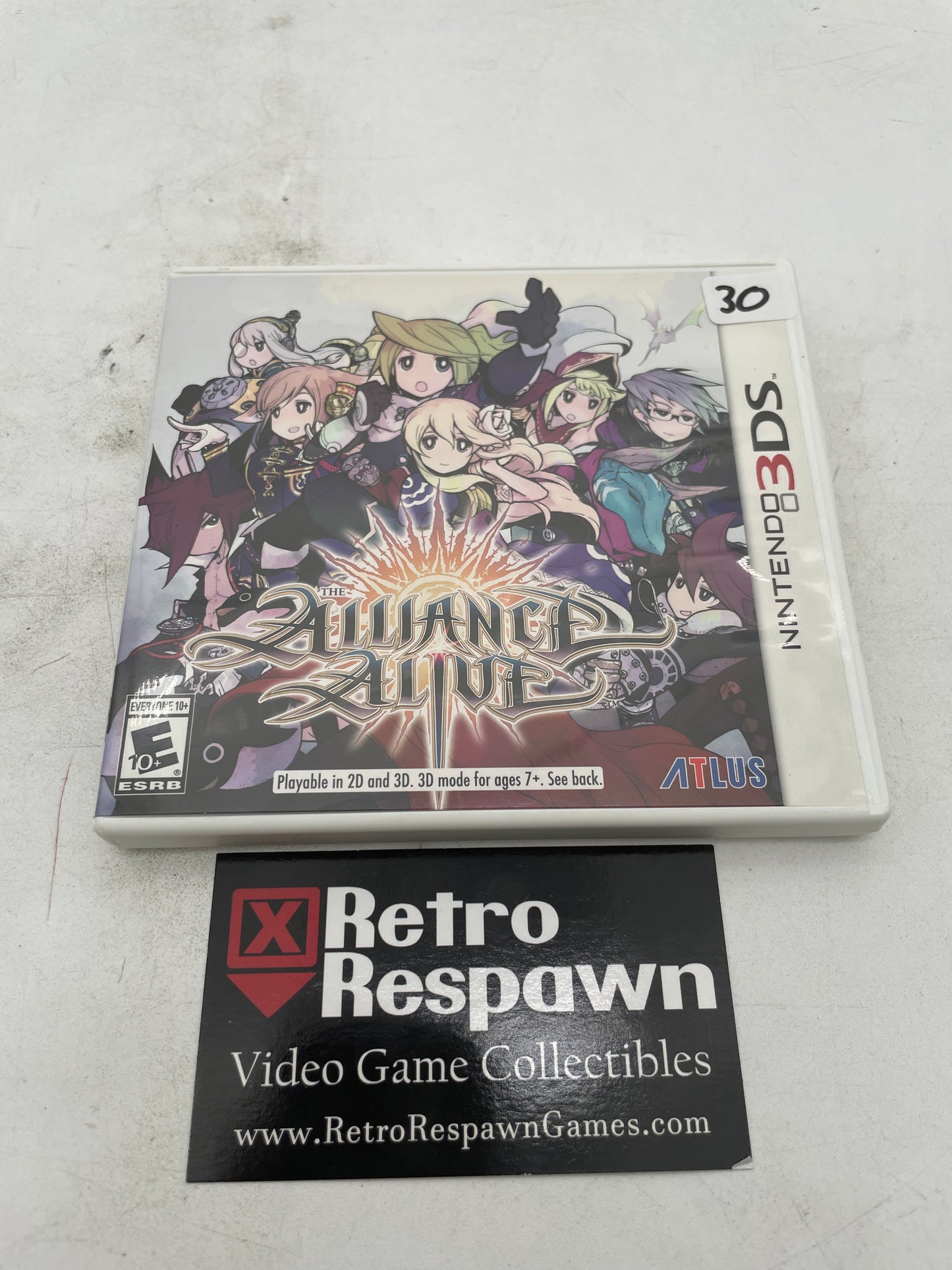 Alliance Alive - Nintendo 3DS (Complete)