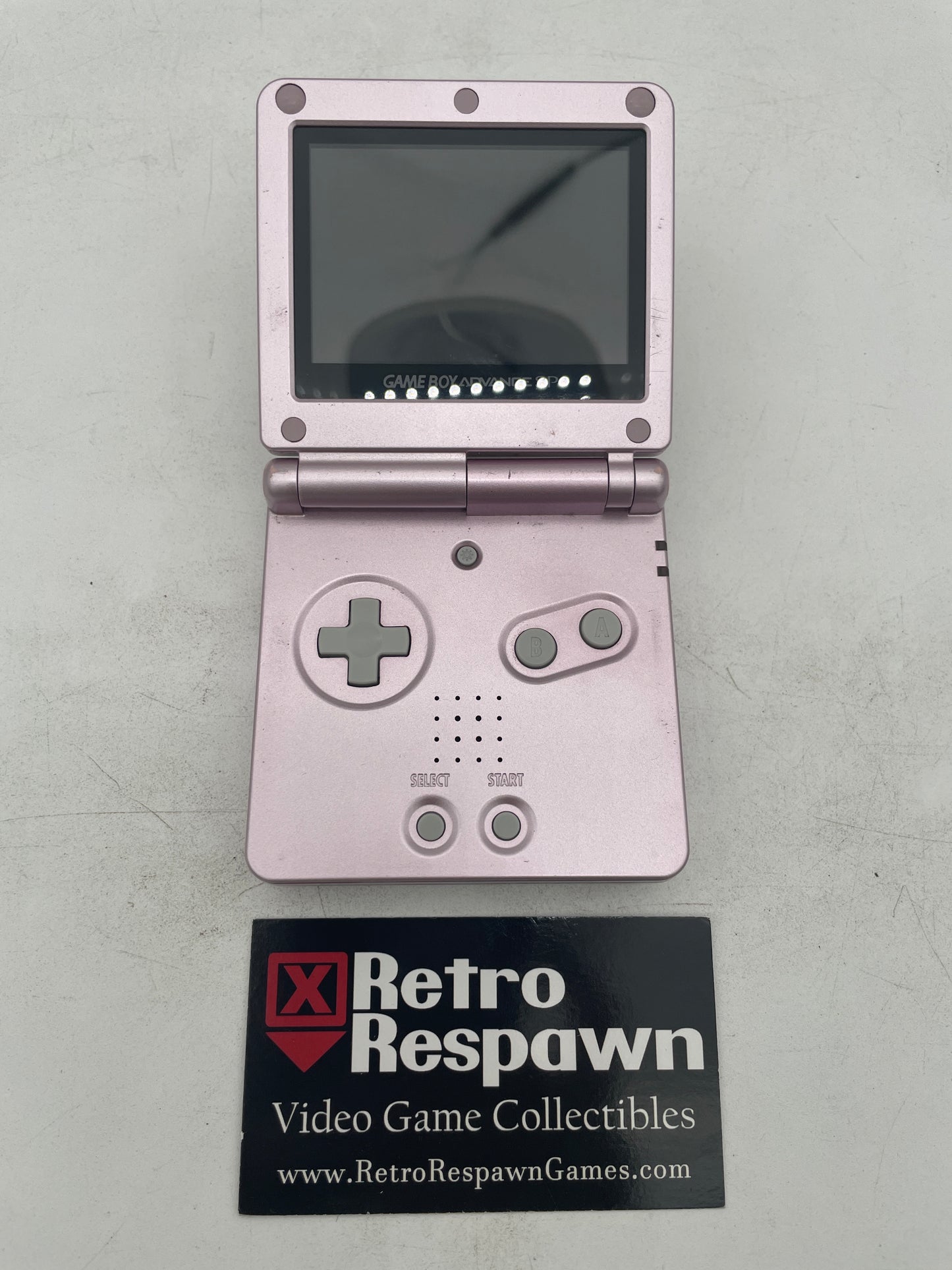 Scuffed Pearl Pink Gameboy Advance SP [AGS-101] - GameBoy Advance (Console + Charger)