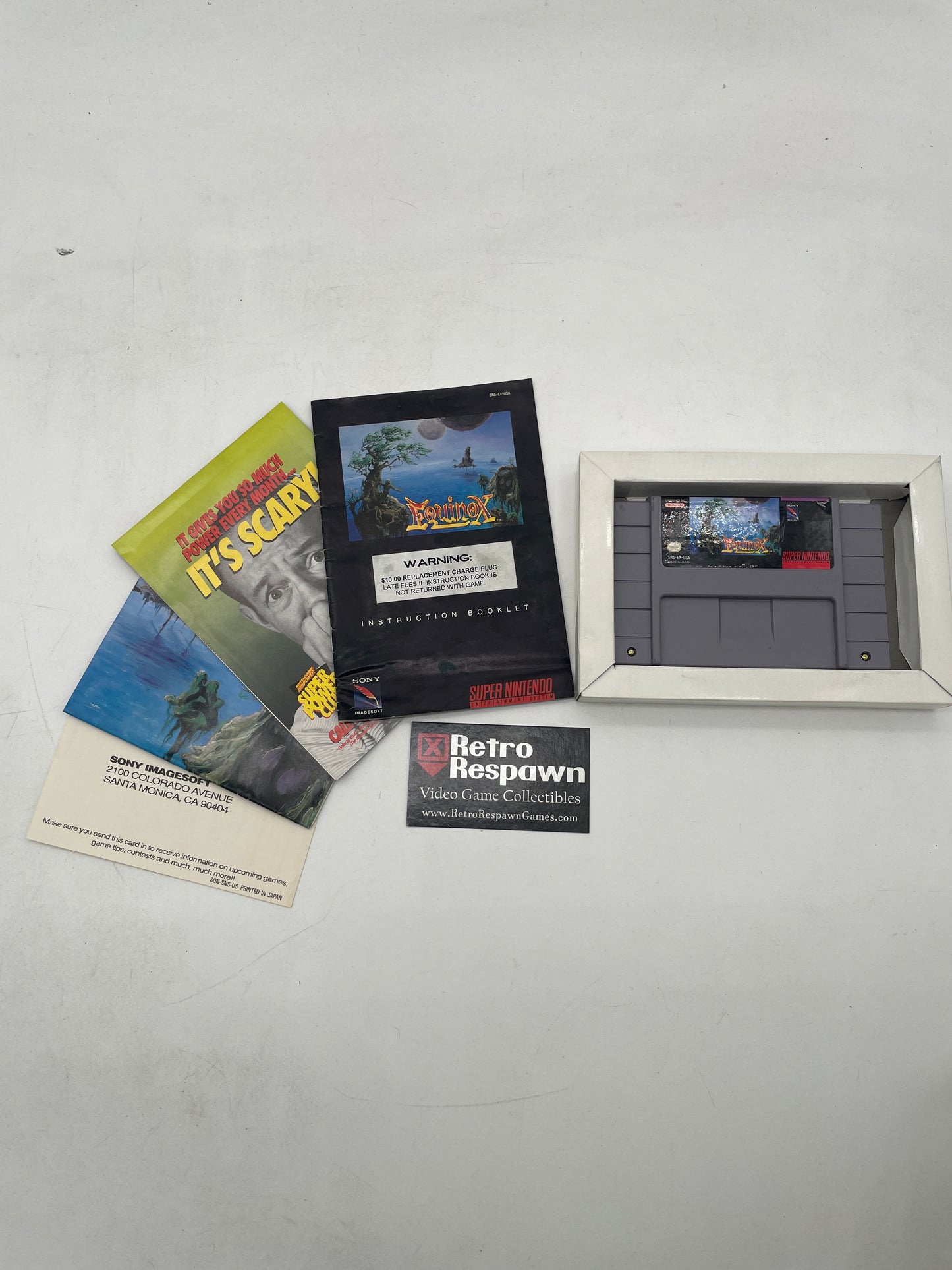 Equinox - Super Nintendo (Complete)