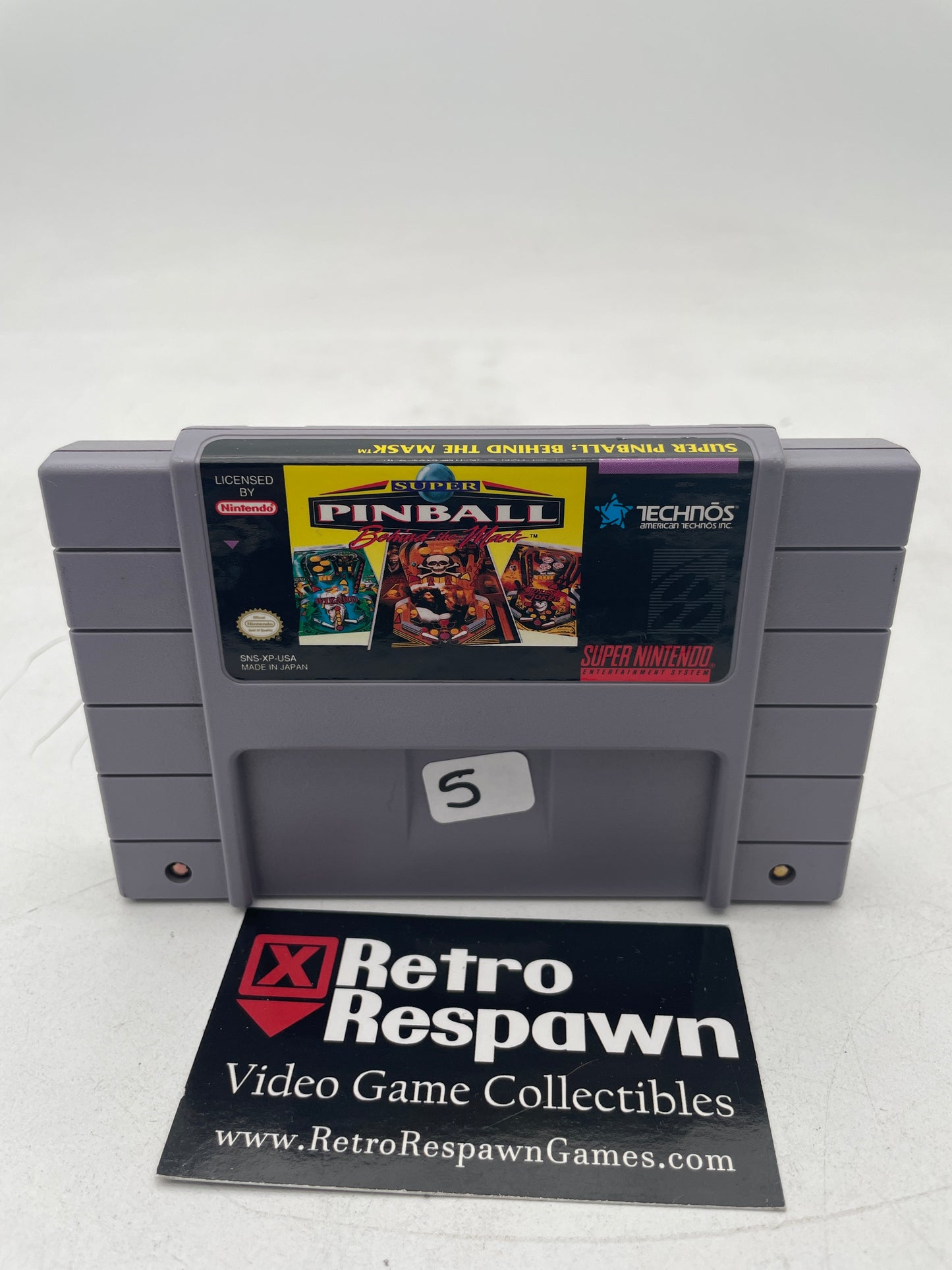 Super Pinball Behind the Mask - Super Nintendo (Game Only)