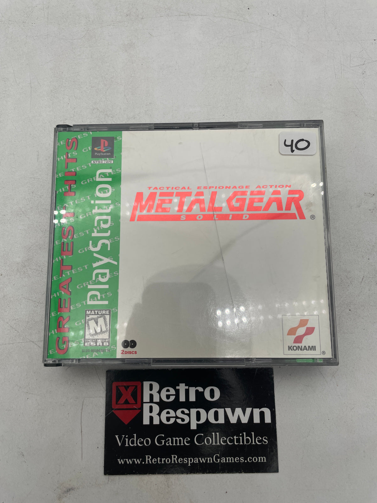 Metal Gear Solid [Greatest Hits] - Playstation (Complete)