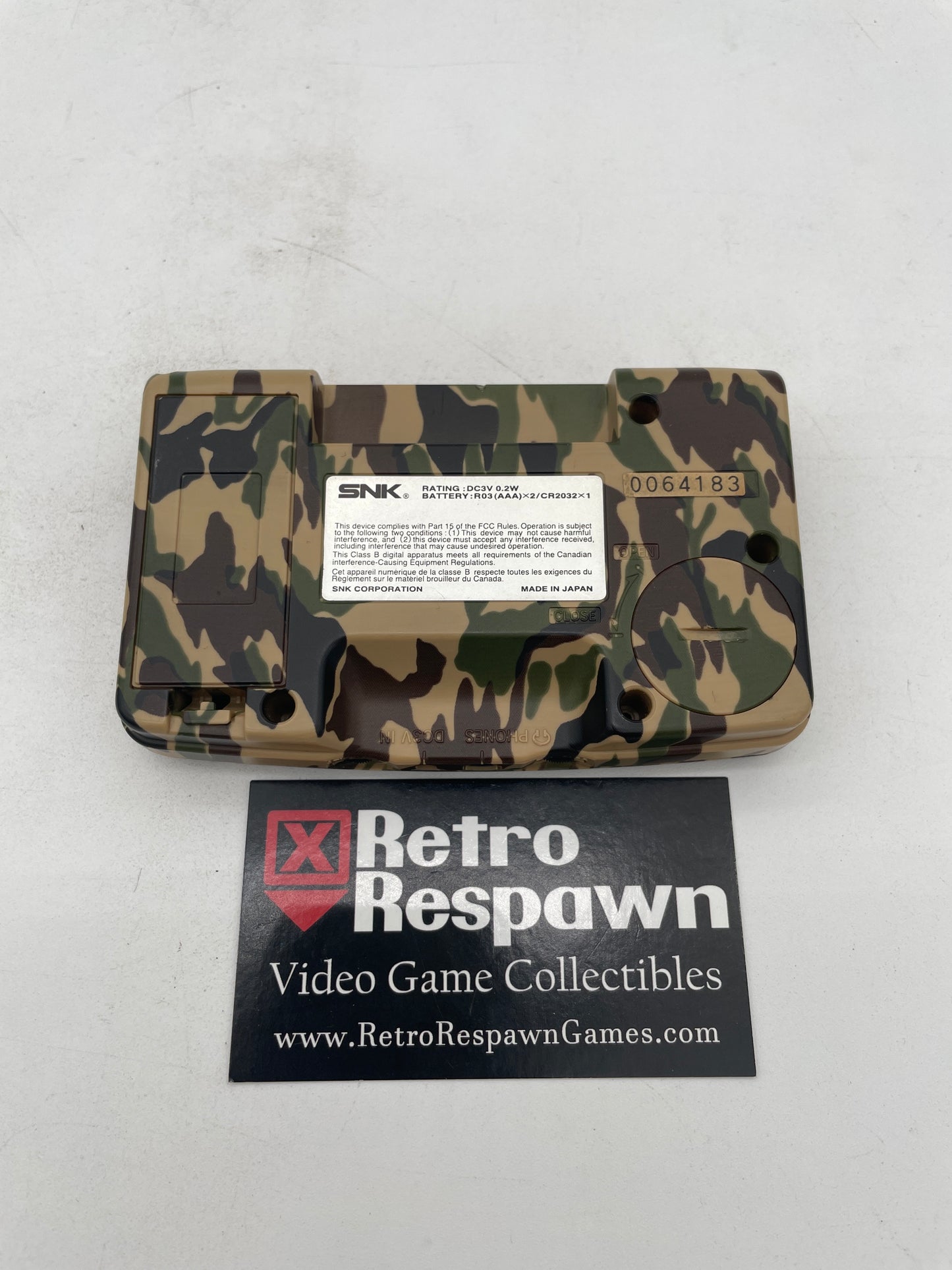 Neo Geo Pocket [Camo Back Lit] - Neo Geo Pocket (Console Only)