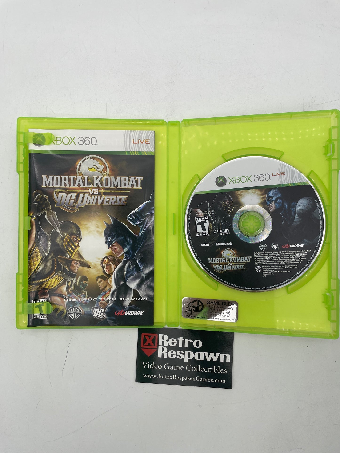 Mortal Kombat Vs. DC Universe [Platinum Hits] - Xbox 360 (Complete)