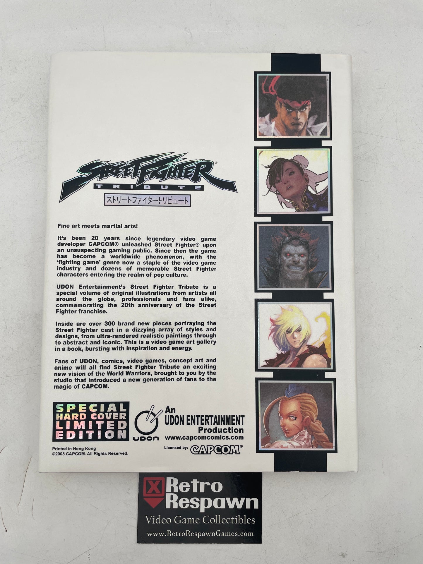 Street Fighter Tribute Artbook [Special Hard Cover Limited Edition] - Udon (Used)