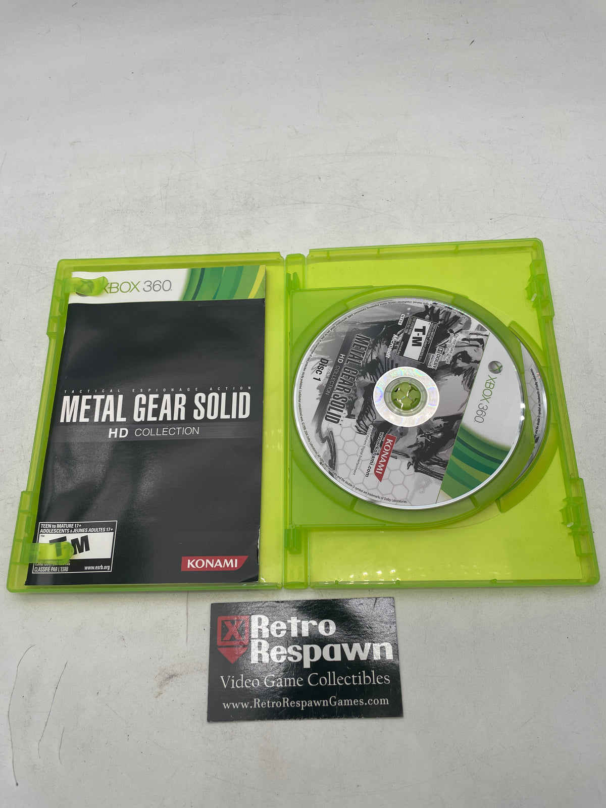 Metal Gear Solid HD Collection - Xbox 360 (Complete)