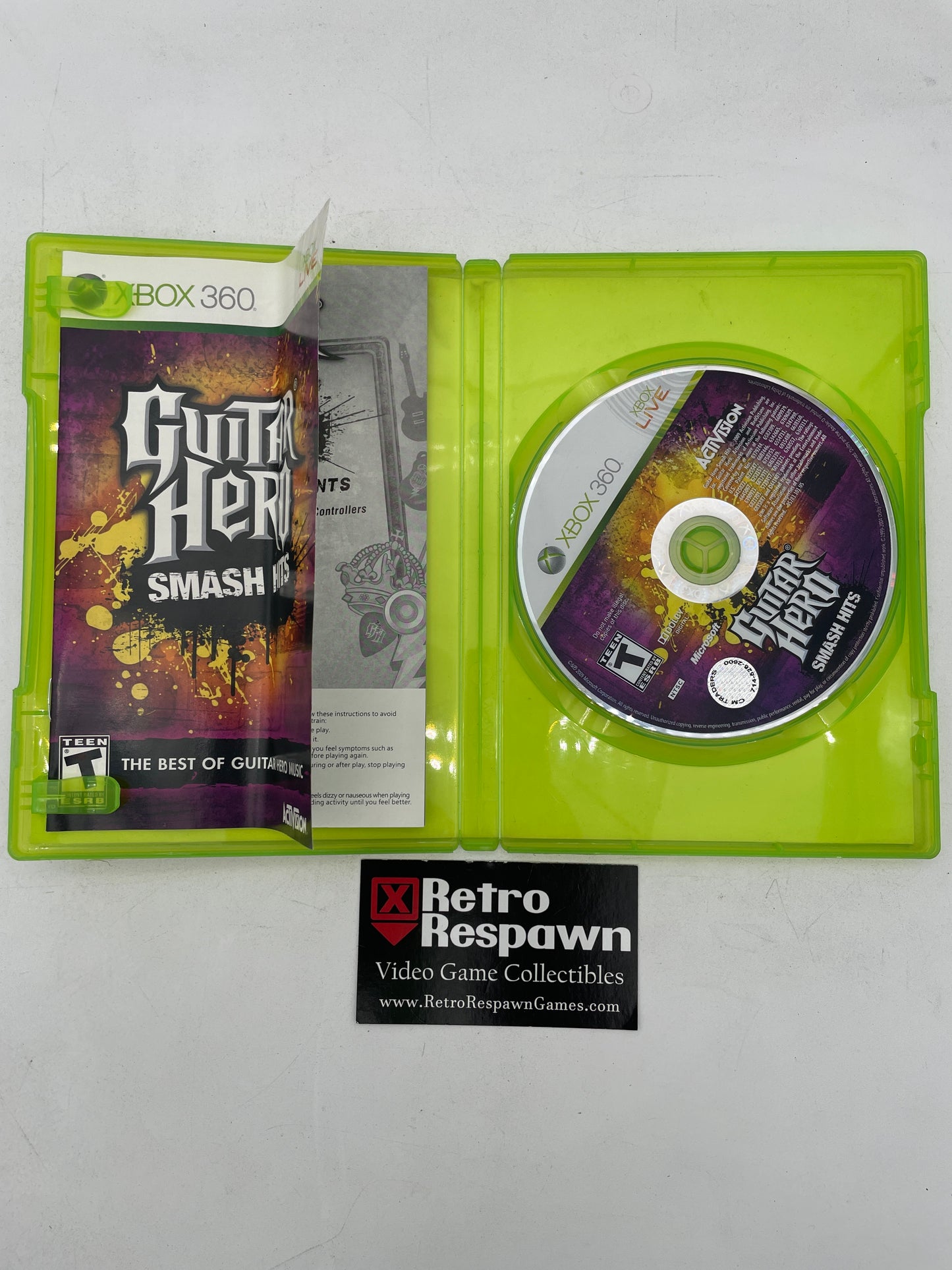Guitar Hero Smash Hits - Xbox 360 (Complete)
