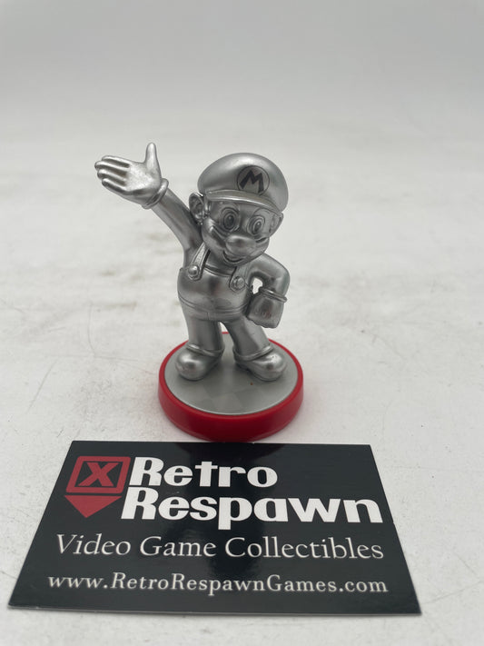 Super Mario Silver Mario - Amiibo (Loose)