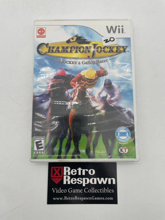 Champion Jockey: G1 Jockey & Gallop Racer - Wii (Complete)