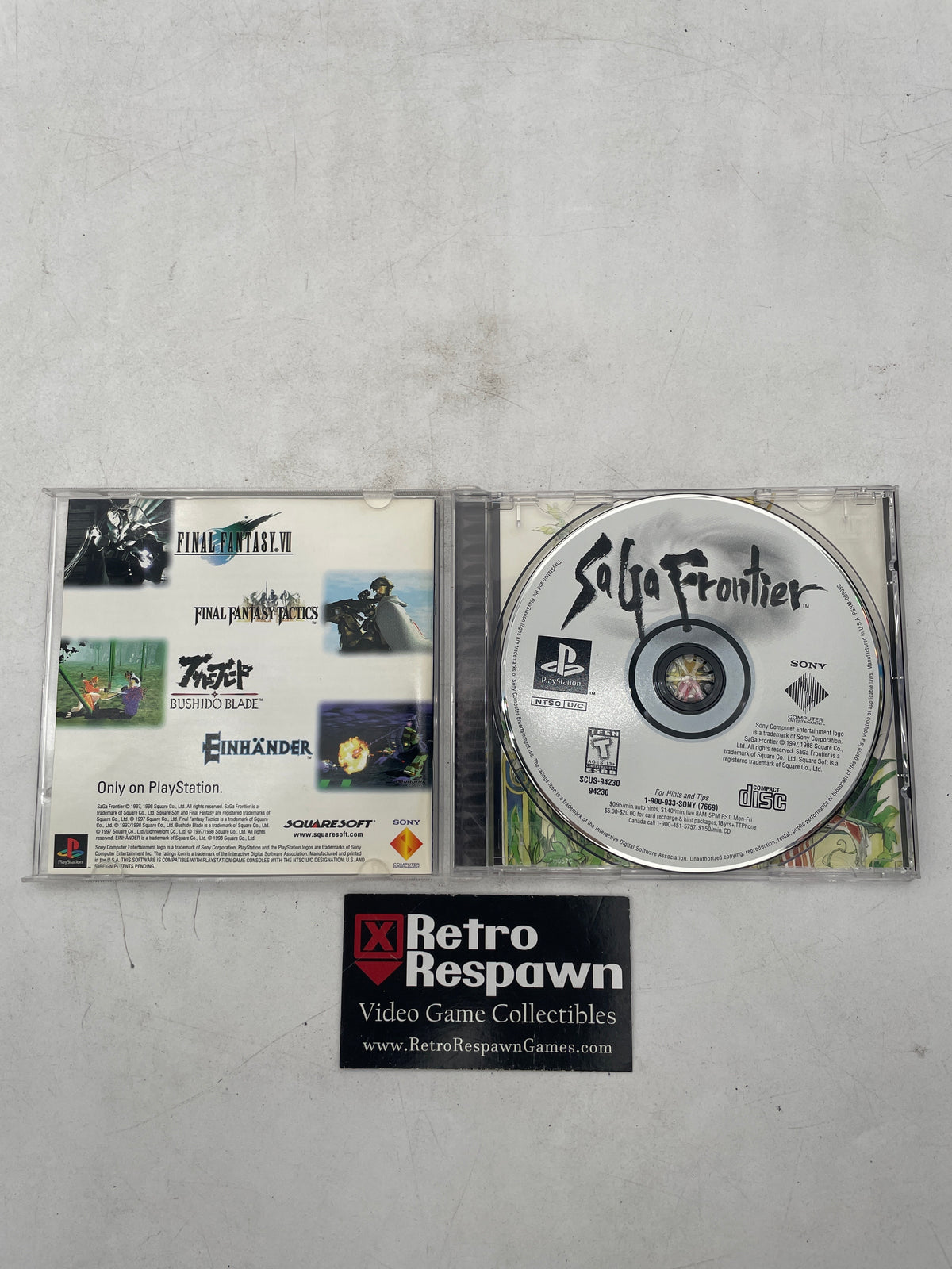 Saga Frontier - Playstation (Complete)