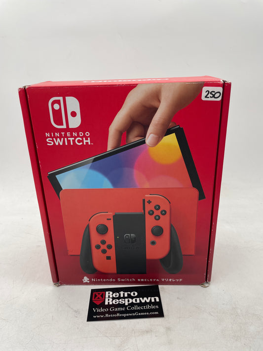 Mario Red Nintendo Switch - Nintendo Switch (Complete)