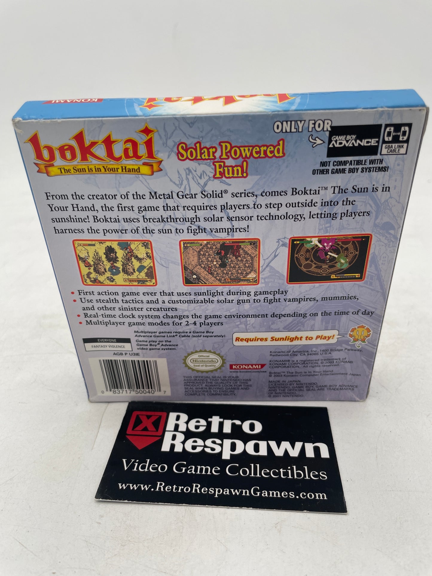 Boktai The Sun in Your Hands - GameBoy Advance (Complete)