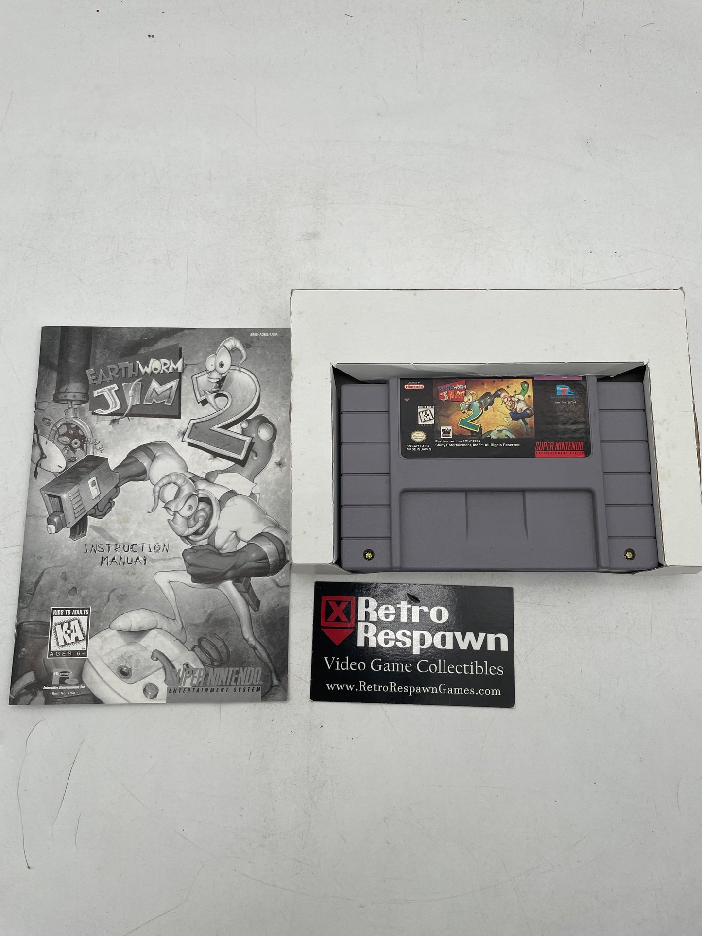 Earthworm Jim 2 - Super Nintendo (Complete)