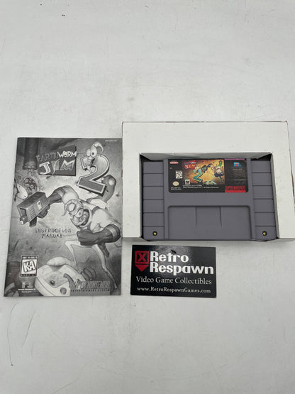 Earthworm Jim 2 - Super Nintendo (Complete)