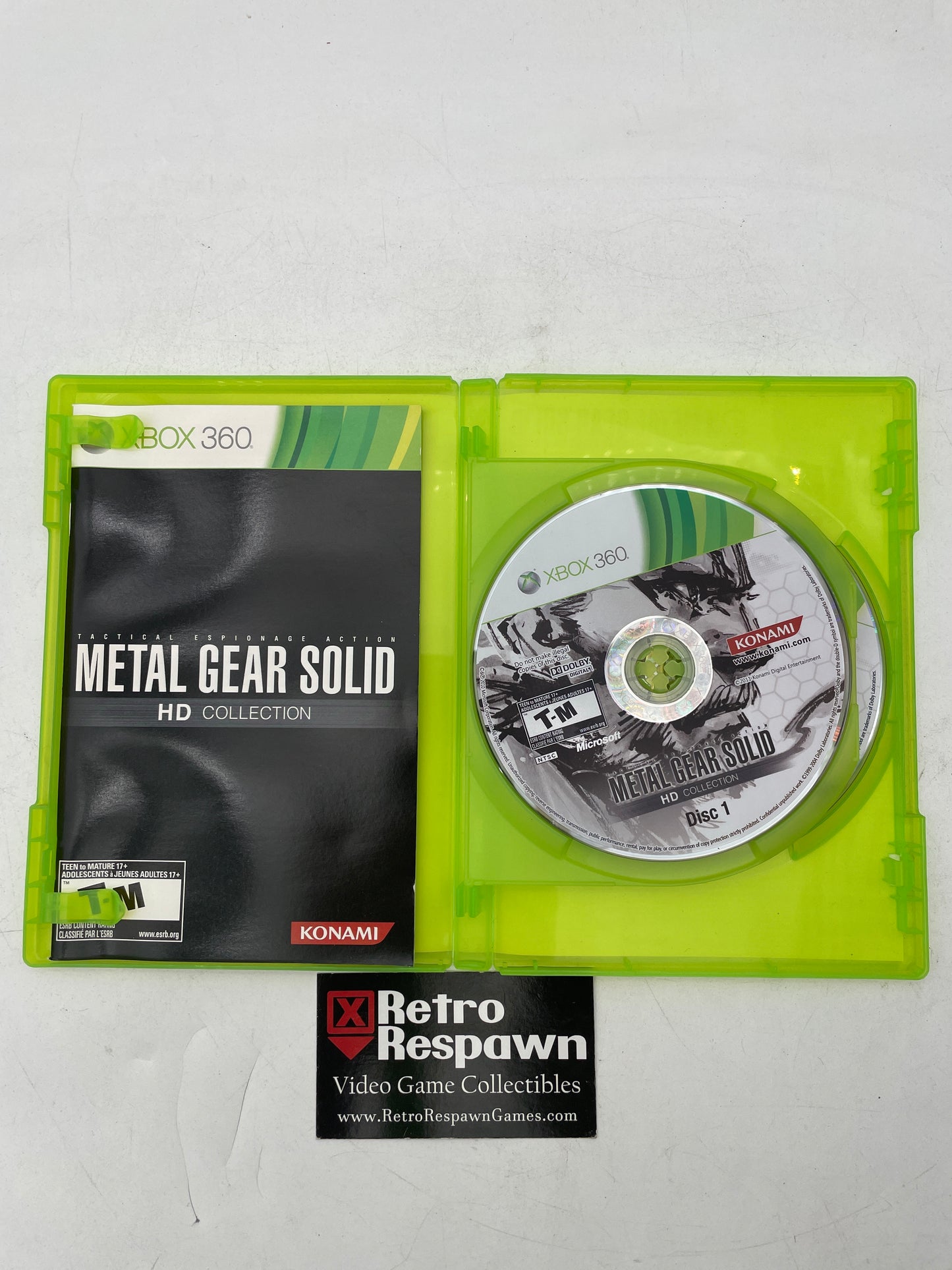 Metal Gear Solid HD Collection - Xbox 360 (Complete)