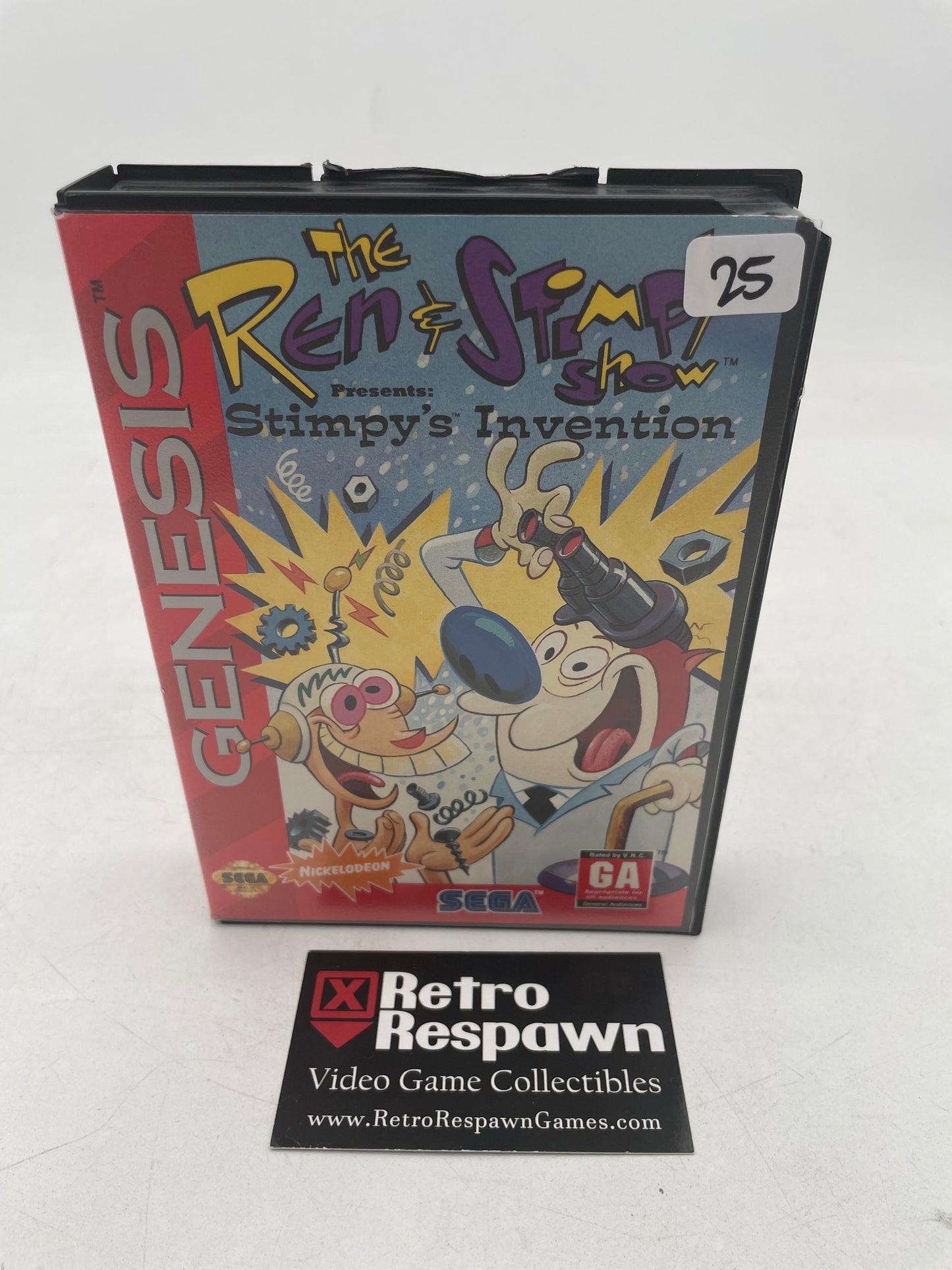 The Ren and Stimpy Show Stimpy's Invention - Sega Genesis (Complete)