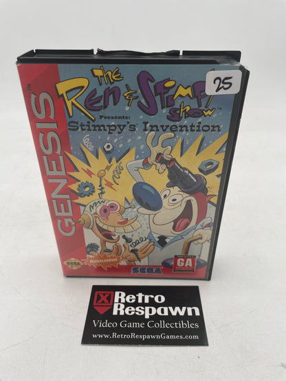 The Ren and Stimpy Show Stimpy's Invention - Sega Genesis (Complete)