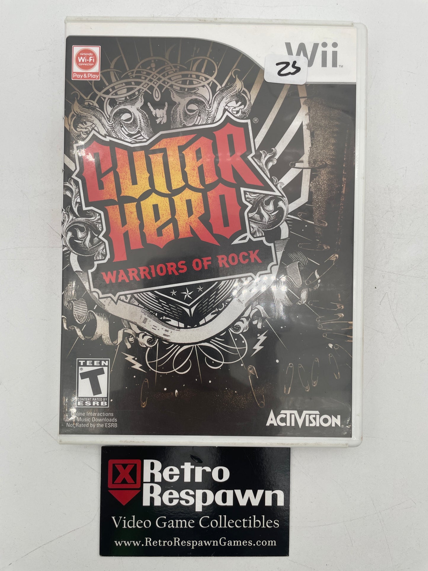 Guitar Hero: Warriors of Rock - Wii (Complete)