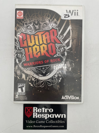 Guitar Hero: Warriors of Rock - Wii (Complete)