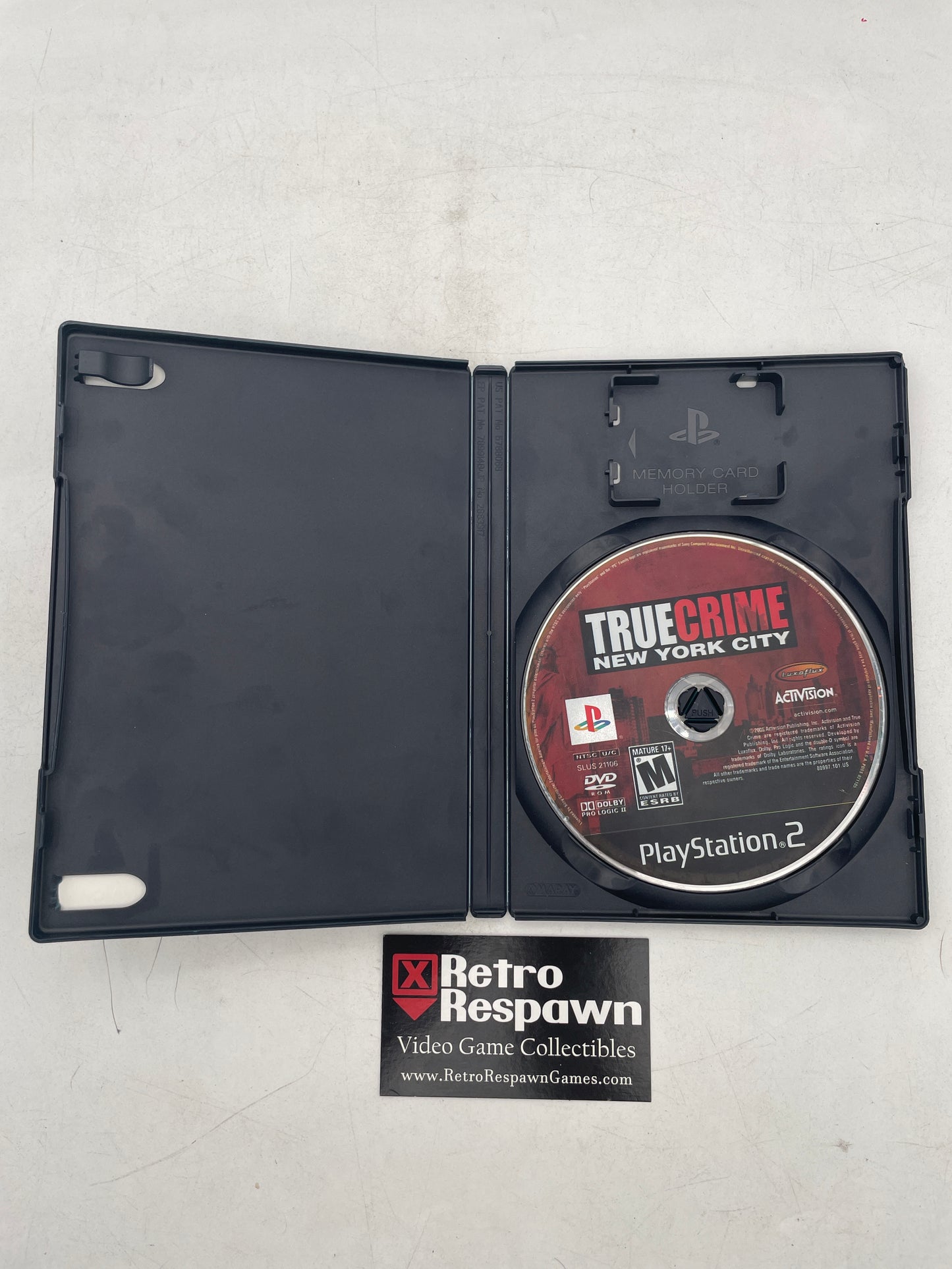 True Crime New York City - Playstation 2 (No Manual)
