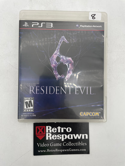 Resident Evil 6 - Playstation 3 (Complete)
