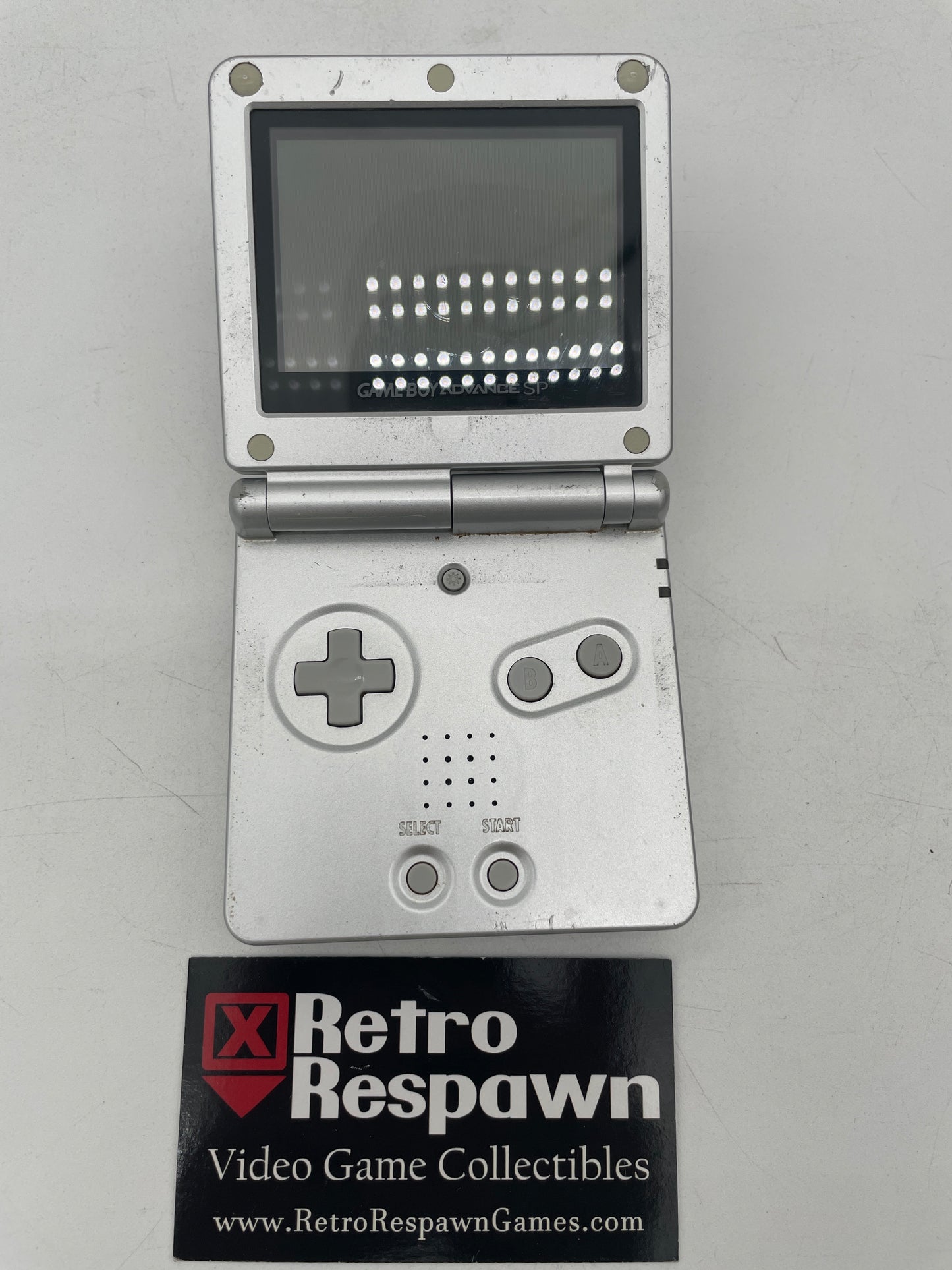 [Ugly] Platinum Gameboy Advance SP - GameBoy Advance (Console+Charger)